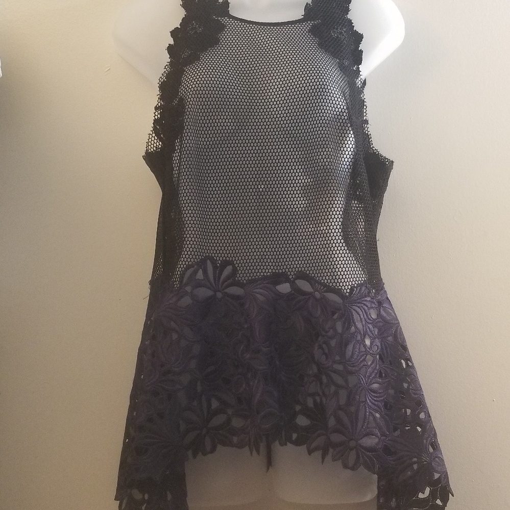 See Through Net Top
